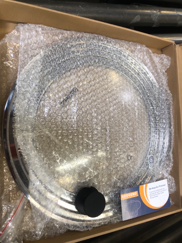 Photo 2 of Universal Lid for Pots and Pans, Fits 13", 14" & 15" Diameter Cookware, Replacement Stainless Steel Skillets lids, Heat Resistant Frying Pan lid, Dishwasher Safe