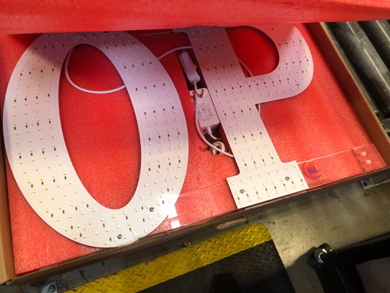 Photo 1 of Open Signs for Business, klassikaline Ultra Bright Large LED Open Signs Business Hour Open Sign for Hotel, Store, Bar, Retail Shop, Salon, Restaurant(40 * 14 inch)