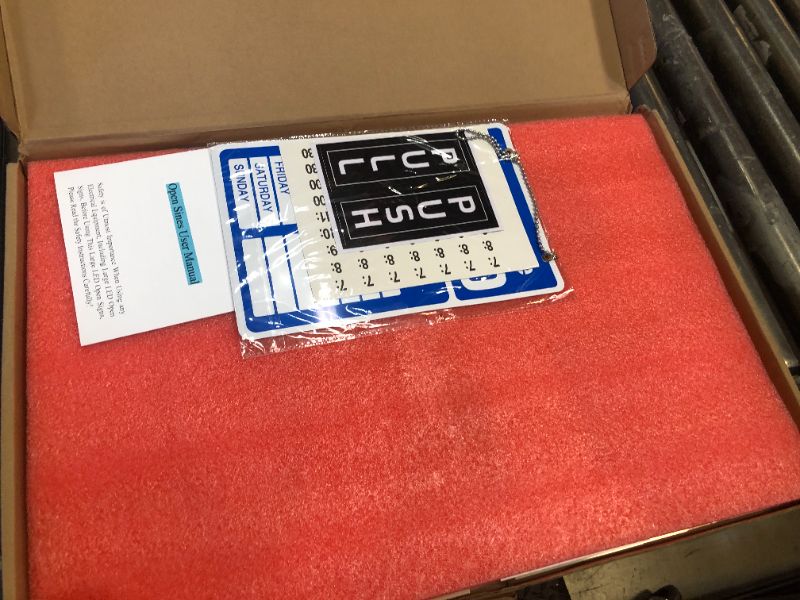 Photo 1 of Open Signs for Business, klassikaline Ultra Bright Large LED Open Signs Business Hour Open Sign for Hotel, Store, Bar, Retail Shop, Salon, Restaurant(40 * 14 inch)