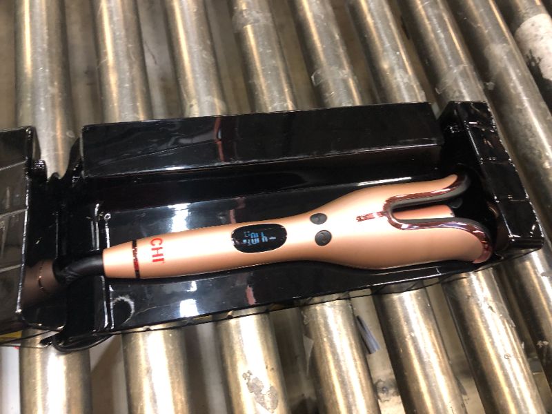 Photo 2 of CHI Spin N Curl Special Edition Rose Gold Hair Curler 1 inch. Ideal for Shoulder-Length Hair between 6-16â€ inches.