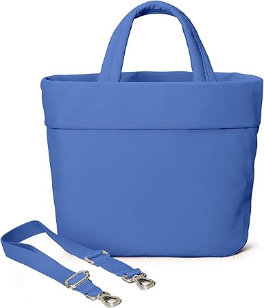 Photo 1 of ilyswee Large Crossbody Tote Bag for Women, 19L On My Level Bag, Hobo Bag with Removable Strap Multi Pockets, Nylon Shoulder Handbag for Work Gym Travel Casual, Blue