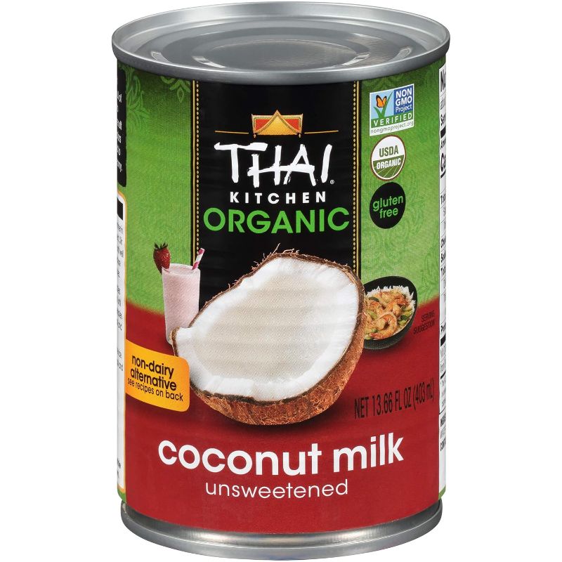 Photo 1 of 12 CT Thai Kitchen Organic Unsweetened Coconut Milk, 13.66 fl oz EXP MARCH 12 2026 
