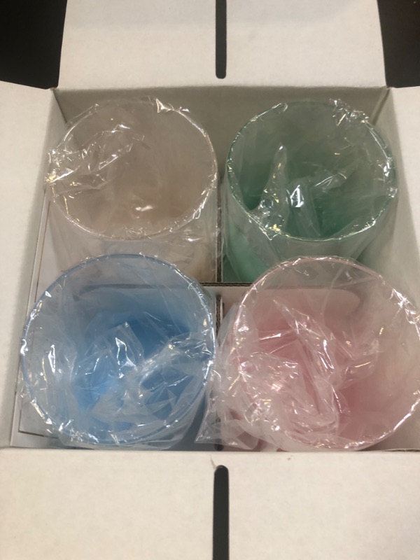 Photo 2 of Sugar & Cloth Ombre Plastic Tumbler Glass Set, 4-Piece