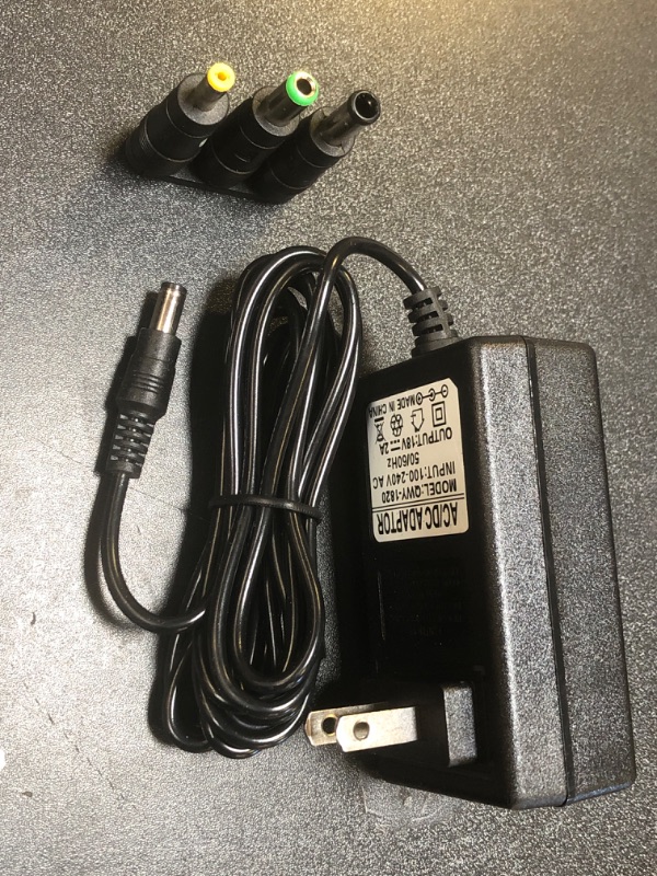 Photo 2 of 18V 2A 1A AC Adapter Charger for Hyperice Hypervolt GO, Beatbox Beats by Dr Dre Speaker,Bissell Bolt Lithium Max Pet Hair Eraser 1954 2133 Series, JBL Spyro 2.1 Multimedia Speakers Power Cable Cord