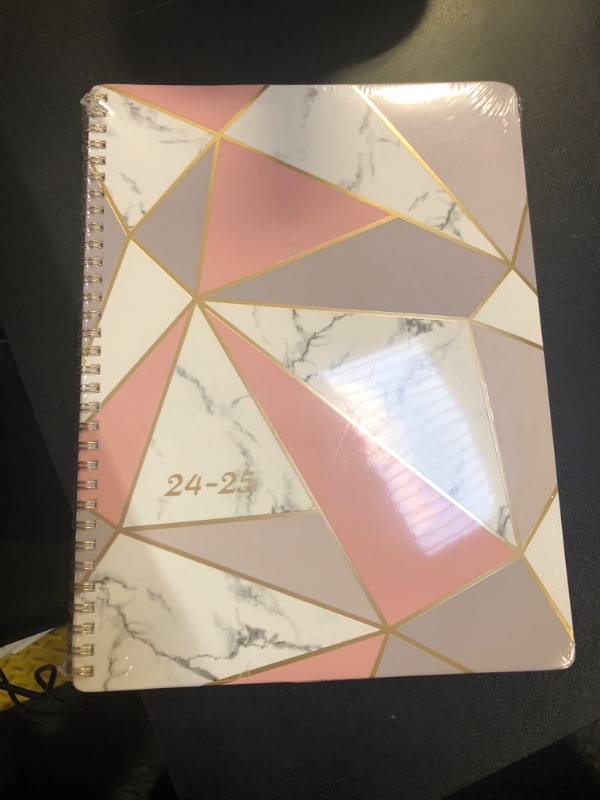 Photo 2 of 2024-2025 Planner - Planner 2024-2025 Daily Weekly and Monthly, 9” × 11”, Planner 2024-2025 from JULY 2024 to JUNE 2025, Inner Pocket, Monthly Tabs, Twin-wire Binding, Make Your Life Productive