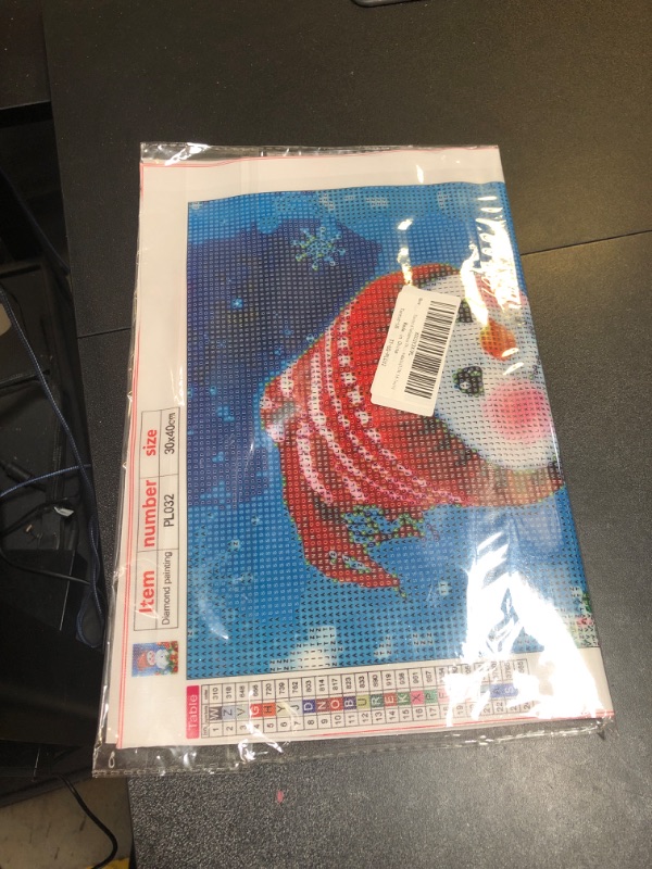 Photo 2 of Tontut Christmas Diamond Painting Kits for Adults, Snowman Full Diamond Round Diamond Painting Beginners, 5D Diamond Art Painting Home Decor DIY Craft Gifts for Adults(12X 16 Inch)