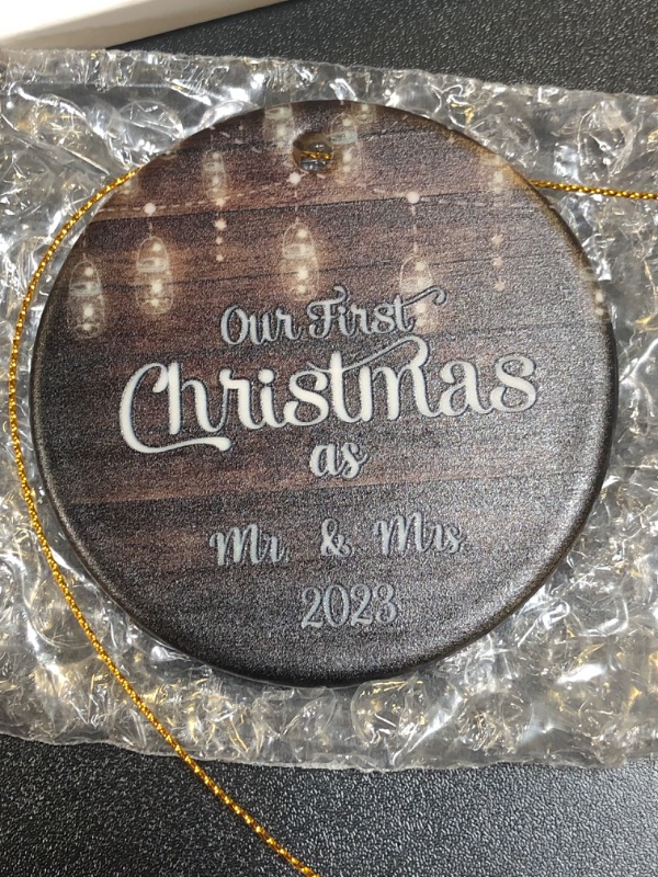 Photo 1 of 16 PCK OUR FIRST CHRISTMAS 2023 ORNAMENT 