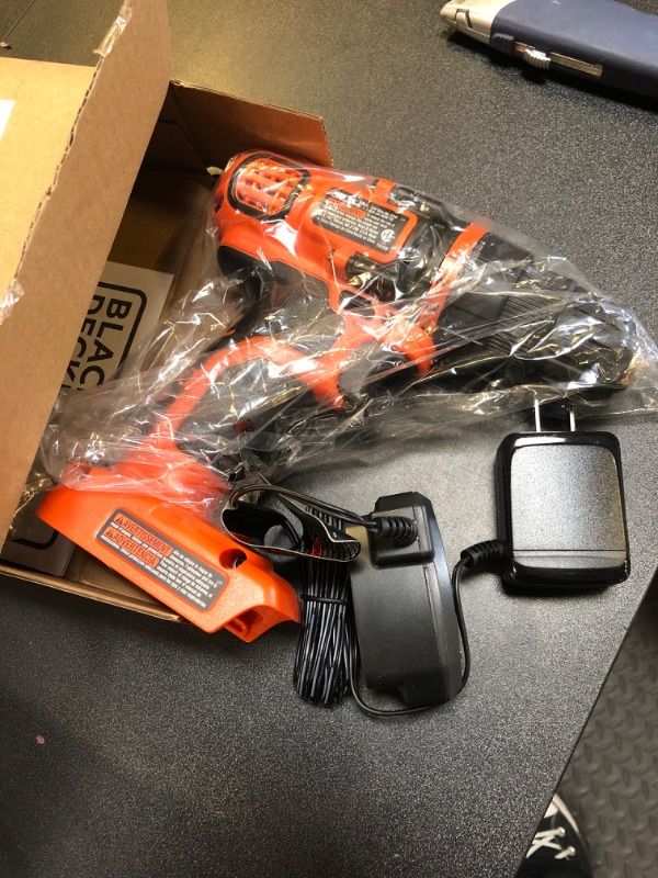 Photo 1 of BLACK+DECKER 20V MAX Cordless Drill and Driver-MISSING BATTERY 