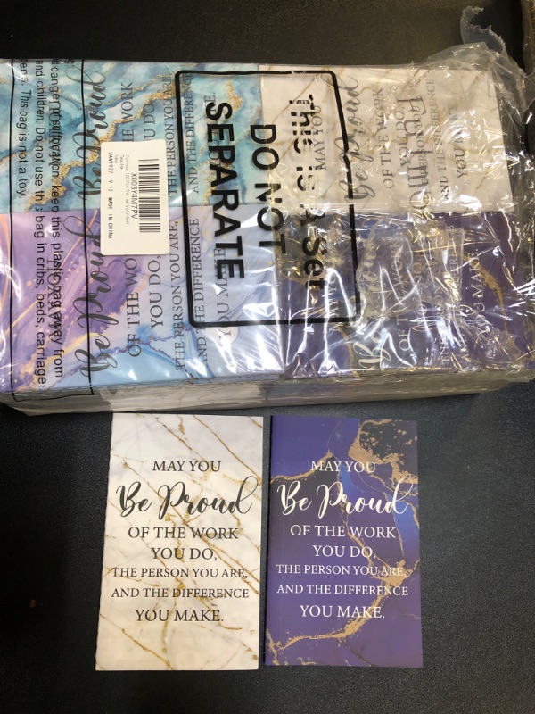 Photo 1 of 100PCs Cards for Teachers Inspirational Notebook Set 