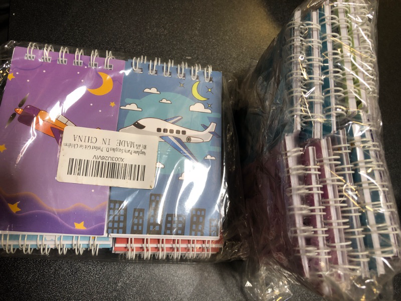 Photo 1 of 24 pack of Airplane Notebooks for Kids - 2 Pack 48 in Total 