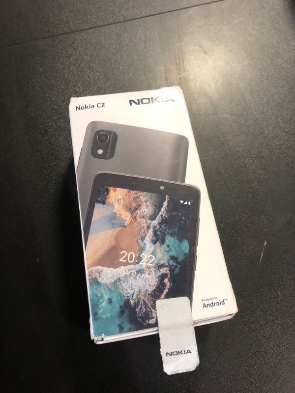 Photo 1 of Nokia C2 2E | Android 11 (Go Edition) | Unlocked Smartphone | All Day Battery | 2/32GB | 5.7-Inch Screen | International Version | Blue