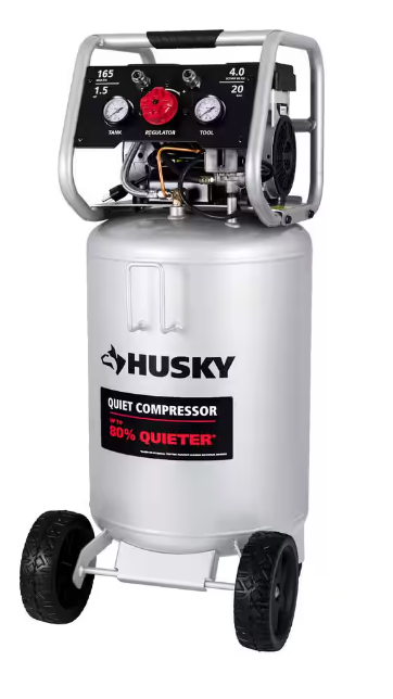 Photo 1 of 20 Gal. 165 PSI Vertical Electric Quiet Air Compressor
