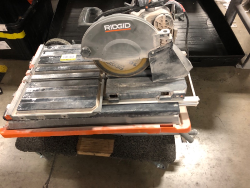 Photo 2 of 15 Amp 10 in. Wet Tile Saw with Portable Stand
