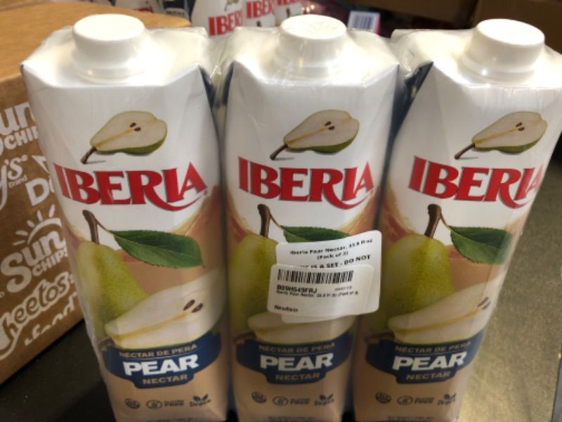 Photo 2 of Iberia Pear Nectar, 33.8 Fl Oz (Pack of 3)---exp date 01/2025
