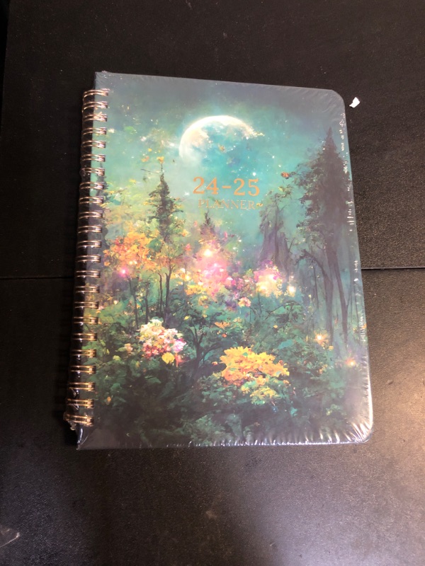 Photo 2 of 2025 Planner - 2025 Planner Weekly and Monthly, January 2025 - December 2025, 6.4" x 8.5", Planner 2025 with Hardcover, Pocket - Dreaming Moonlight