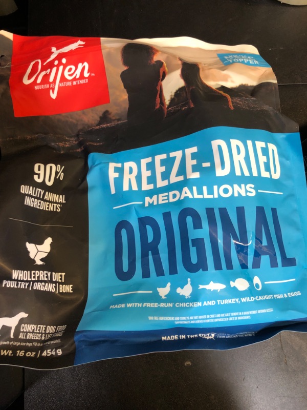 Photo 2 of Orijen Freeze-Dried Original Dog Food 16 oz EXP  12/2/2026