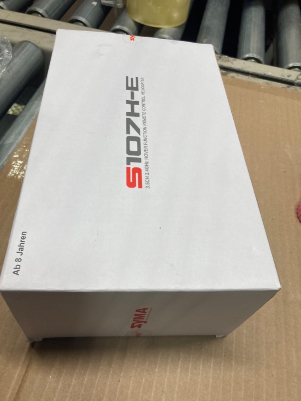 Photo 1 of SYMA Remote Control Helicopter, S107H-E Aircraft with Altitude Hold, One Key take Off/Landing, 3.5 Channel, Gyro Stabilizer and High &Low Speed, LED Light for Indoor to Fly for Kid and Beginner Blue