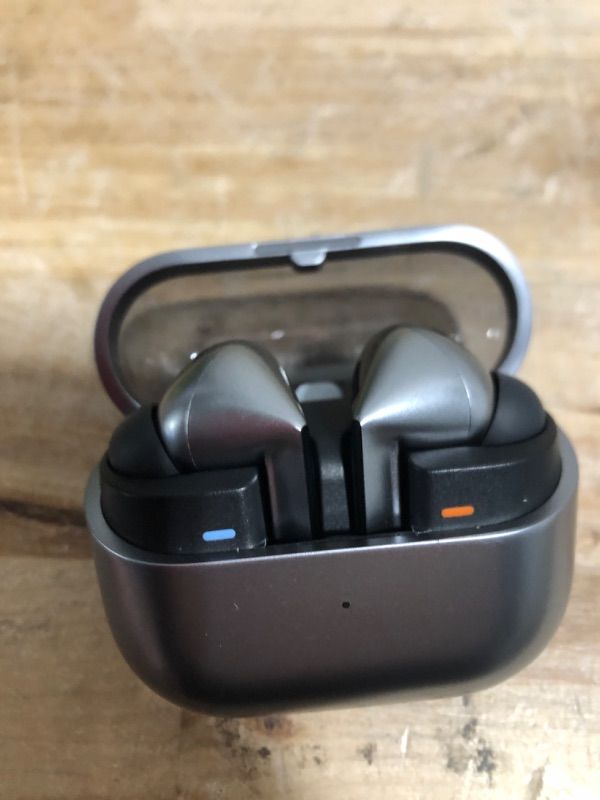 Photo 1 of SAMSUNG Galaxy Buds 3 Pro AI True Wireless Bluetooth Earbuds, Noise Cancelling, Sound Optimization, Real-Time Interpreter, Redesigned Comfort Fit, Silver [US Version, Amazon Exclusive 2Yr Warranty]