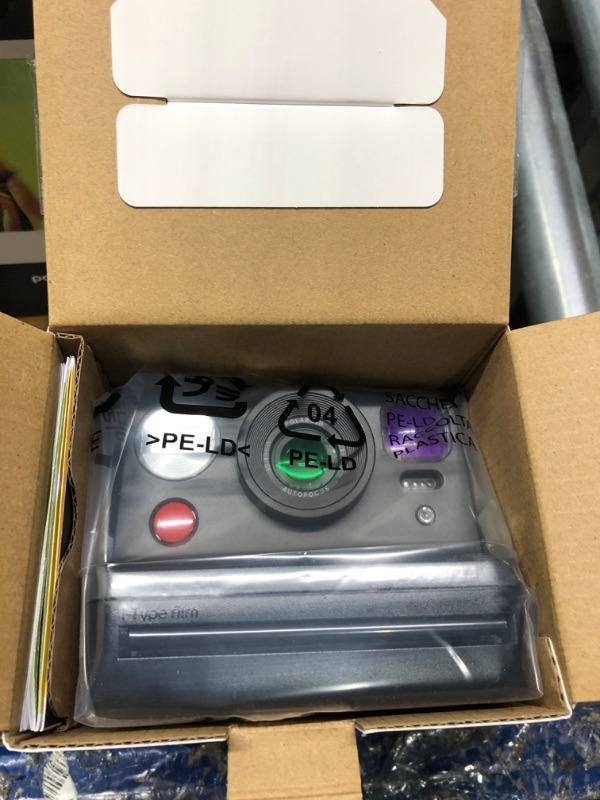 Photo 1 of Polaroid Now 2nd Generation I-Type Instant Camera + Film Bundle - Now Black Camera + 16 Color Photos (6248)- Black