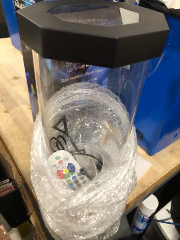 Photo 1 of ******MISSING PARTS*****Lightahead LED Fantasy Fish Lamp with Color Changing Light Effects. A Sensory Synthetic Fish Tank Aquarium Mood Lamp. Large (15 Inches Tall)