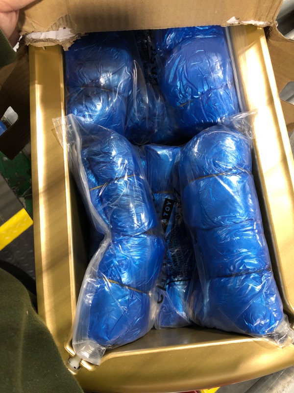 Photo 1 of Automatic Gold Shoe Cover Dispenser | Machine with 100 PCS Disposable Shoe Covers