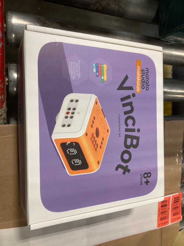 Photo 1 of MatataStudio VinciBot Coding Robot for Kids 8-12, STEM Educational Toy, Scratch&Python Programming Robot with RC for School Classroom Education Institute, AI Smart Robot Gift for Boys & Girls, Ages 8+