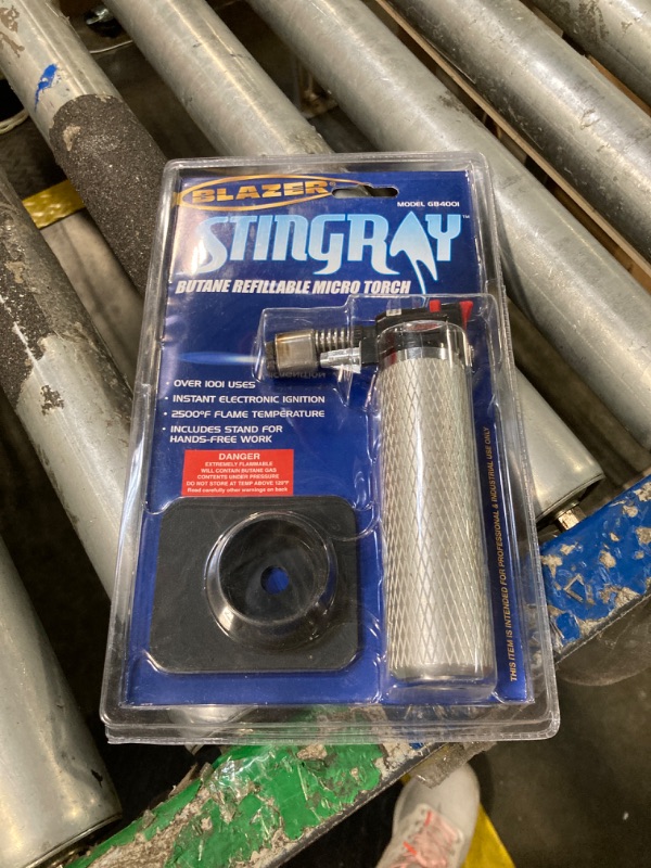 Photo 1 of Blazer 189-4004 GB4001 Stingray Butane Torch, Silver