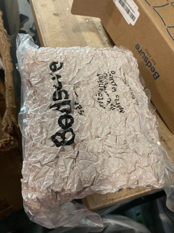 Photo 1 of Bedsure Cable Knit Throw Blanket for Couch Bed - Chenille Chunky Knit Throw Blanket for Winter and All Seasons, Soft Cozy and Warm, Beige, 50x60 Inches