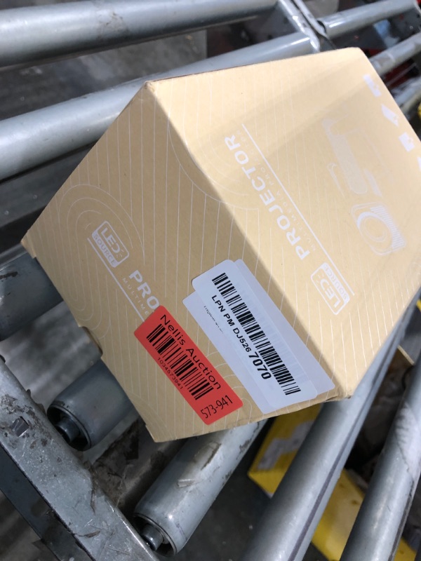 Photo 1 of Ear&Ear Mini Projector, HY320 Portable Projector, Support 4K 1080P with Dual-Band WIFI6 5G Wireless 5.0 Bluetooth Android 11, 180° Rotatable, Auto Keystone Correction, 40"-130" Screen Video Projector