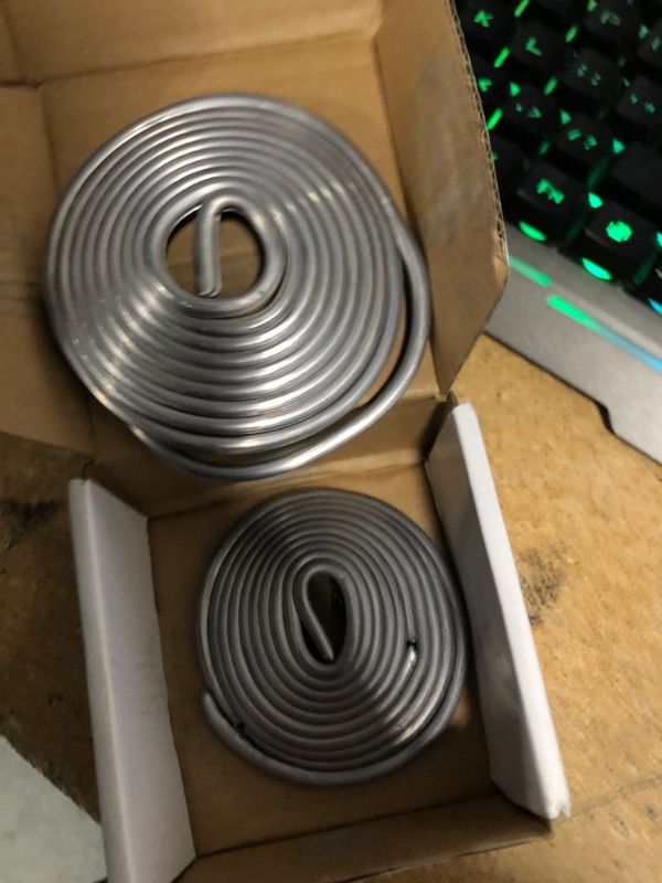 Photo 1 of 3/16'' Round H Lead Came for Stained Glass - 12 Ft H Channel Lead Hobby Came for All Your Stained Glass Supplies by Glassco