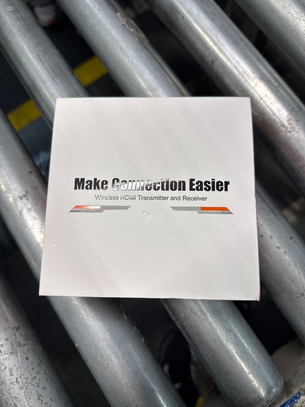 Photo 1 of Wireless HDMI Transmitter and Receiver, 4K Decode 1080P Output, Wireless HDMI Sender Extender, Metal Housing, LED Display, 100FT Range, 2.4G&5G, for PC/DV/HDTV/Projector/TV Box, No Need App/Bluetooth