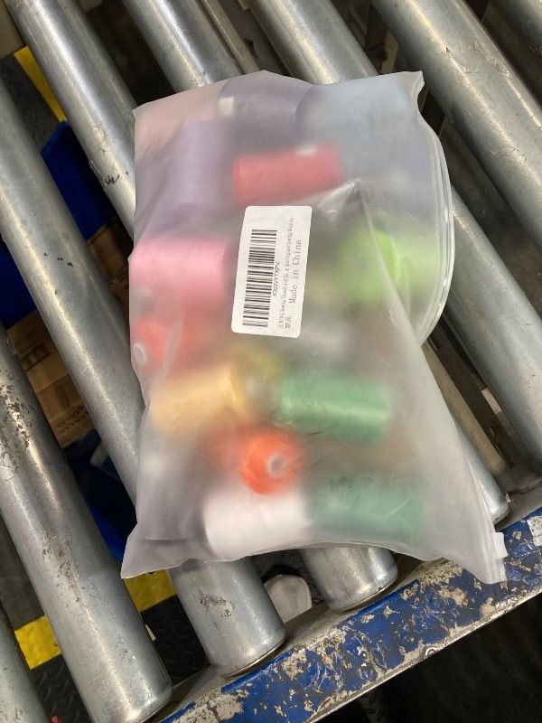 Photo 1 of JUNING Sewing Thread Kit 24 Colors Polyester Thread 1000yds per Spool with Sewing Supplies Accessories Embroidery Machine Thread Kit for Hand Stitching, Quilting & Sewing Machine