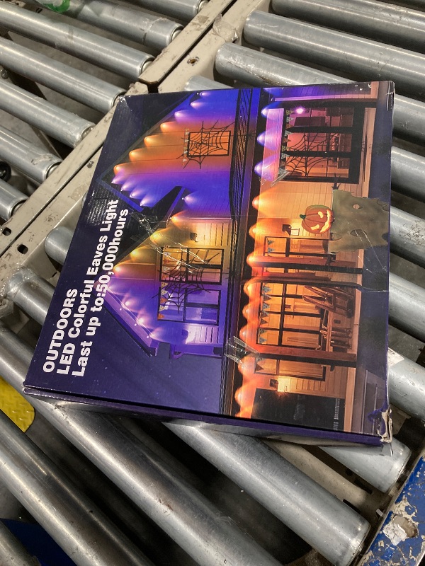 Photo 1 of DIERLIGHT 300FT Permanent Outdoor Lights, RGB LED Eaves Lights with APP/Remote Control, IP67 Waterproof LED Outdoor String Lights for Christmas, Halloween, Indoor,Outdoor Decor (2 Rolls of 150FT)