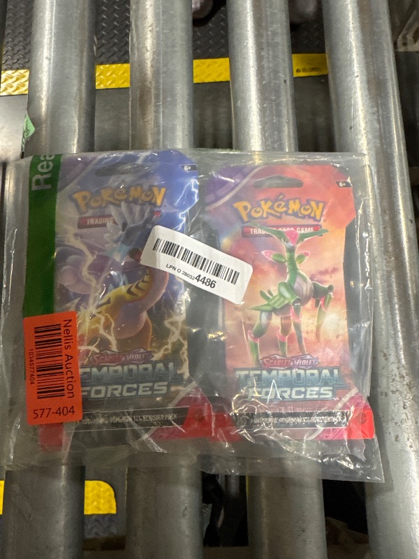 Photo 2 of ***OPENED***
Pokemon TCG: Scarlet and Violet Temporal Forces Sleeved Booster Pack 8 Packs