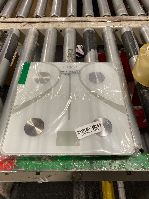 Photo 1 of RENPHO Smart Scale for Body Weight, FSA HSA Eligible, Digital Bathroom Scale BMI Weighing Bluetooth Body Fat Scale, Body Composition Monitor Health Analyzer with Smartphone App (White, 11"/280mm)