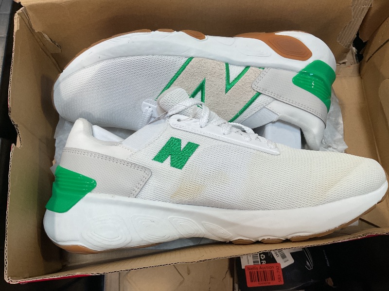 Photo 2 of New Balance Men's Fresh Foam X 1440 V1 Running Shoe, White/Kelly Green/Gum 020, 11.5 Wide