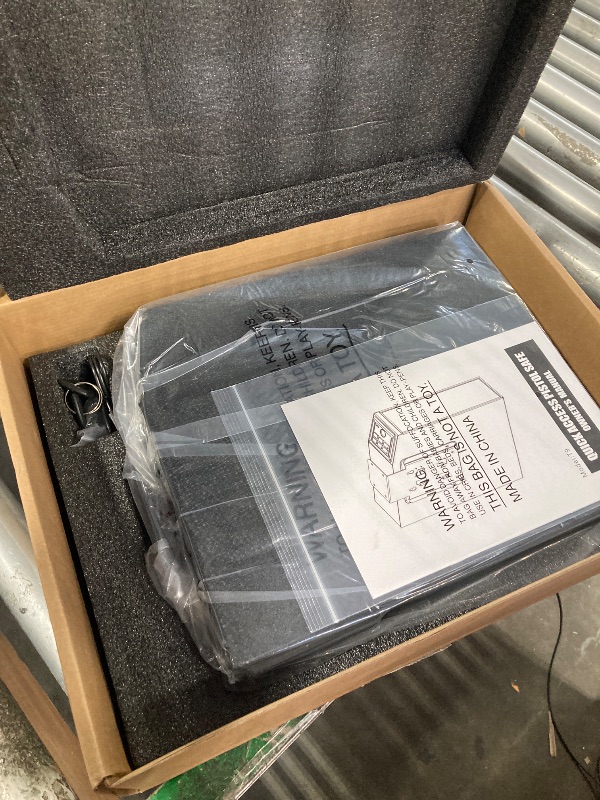 Photo 1 of Safe,Biometric Slider Gun Safe for Handgun,Gun Safe Pistol Storage,Fingerprint Gun Safe Bedside Supports Quickly Access with 3 Ways, Fingerprint, PIN Code and Key