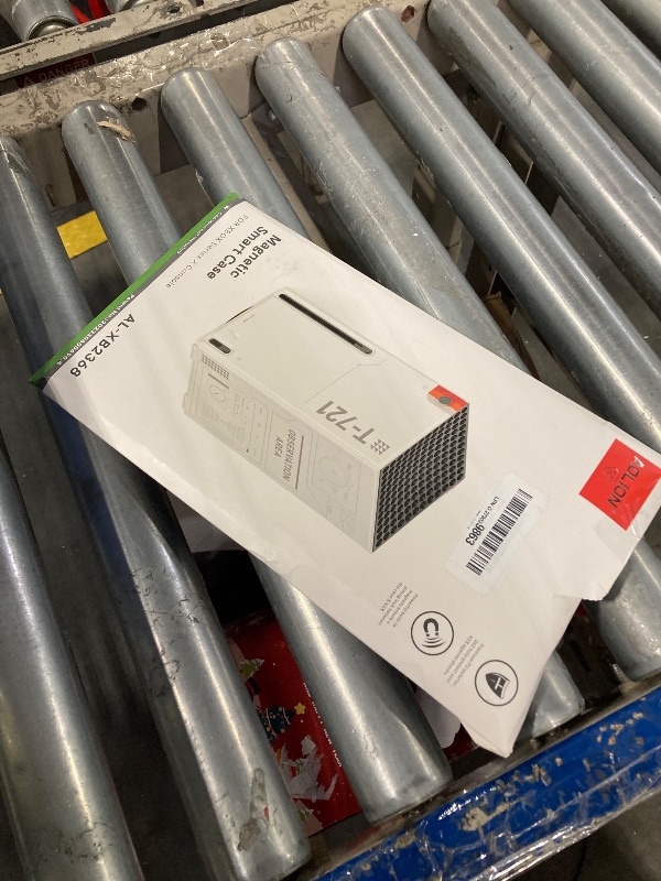 Photo 1 of WOLIBEAR Magnetic Smart Wraps for Xbox Series X Console, Text Design Protective Cover Case for Xbox Series X Accessories with Premium PU Leather and Soft Inner Lining