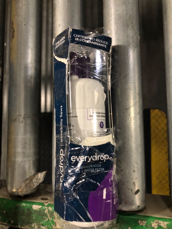Photo 1 of Everydrop by Whirlpool Ice and Water Refrigerator Filter 1, EDR1RXD1, Single-Pack , Purple