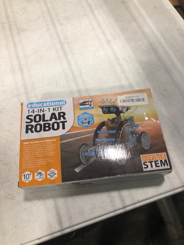 Photo 1 of 14-in-1 Solar Robot Kit, Stem Projects for Kids Age 8-12, Educational STEM Science Toy, DIY Solar Power Building Kit, Robotic Set Toys Gift for Boys Girls 8 9 10 11 12 Years Old