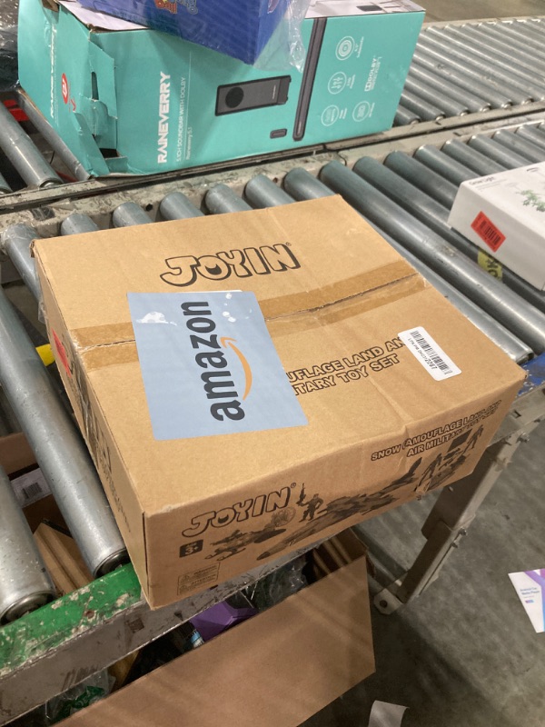 Photo 1 of JOYIN Military Toy Set, Airplane, Pretend Play Fighter Jet with Soliders, Army Men Action Figures, Snowmobile, Kayak Boat, Army Toys for Boys Age 4-7, Kids Birthday Easter