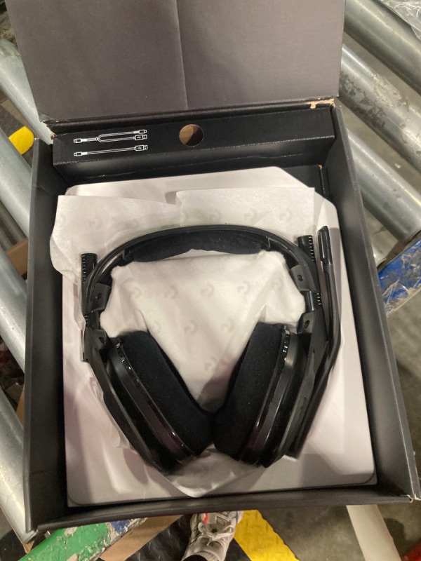Photo 1 of Logitech G Astro A50 X Omni-Platform Wireless Gaming Headset + Base Station for PS5, Xbox, PC: PLAYSYNC Video & Audio Switcher, HDMI 2.1 4K 120Hz VRR, <24 bit/48 kHz, 24hr Battery, 2.4GHz & BT - Black