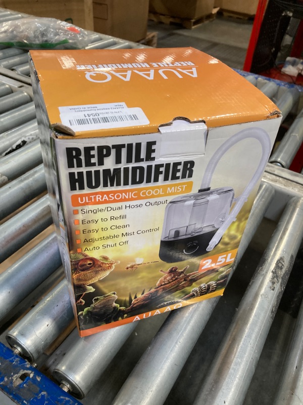 Photo 2 of AUAAQ Reptile Fogger Humidifier Mister for Reptile Tank, 2.5L Top-Fill Terrarium Humidifier with Hose for Snakes, Tortoises, Chameleons and Ball Python, Reptile humidifers