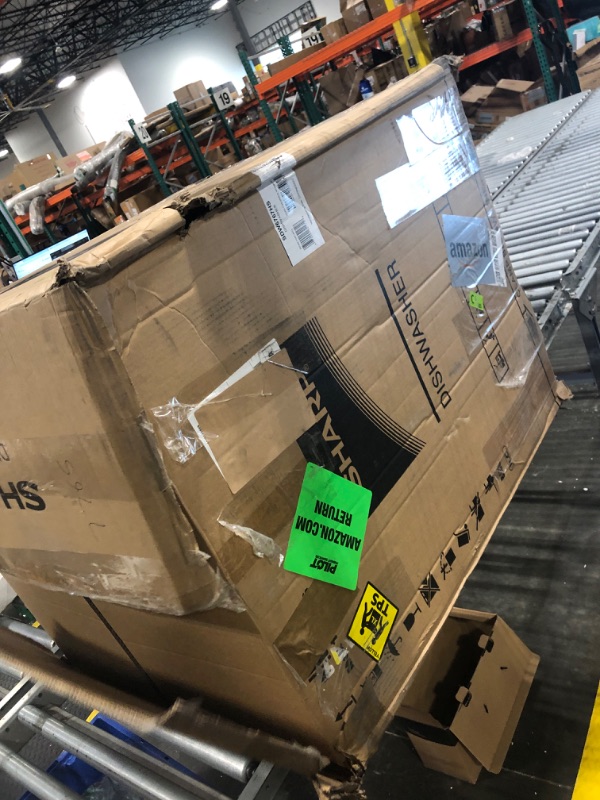 Photo 1 of SHARP Smart Dishwasher Works with Alexa. Includes LED Interior lights, Stainless Steel interior, Heated Dry with Fan Assist, Wash Zone cleans half load on either rack, Adjustable Third Rack