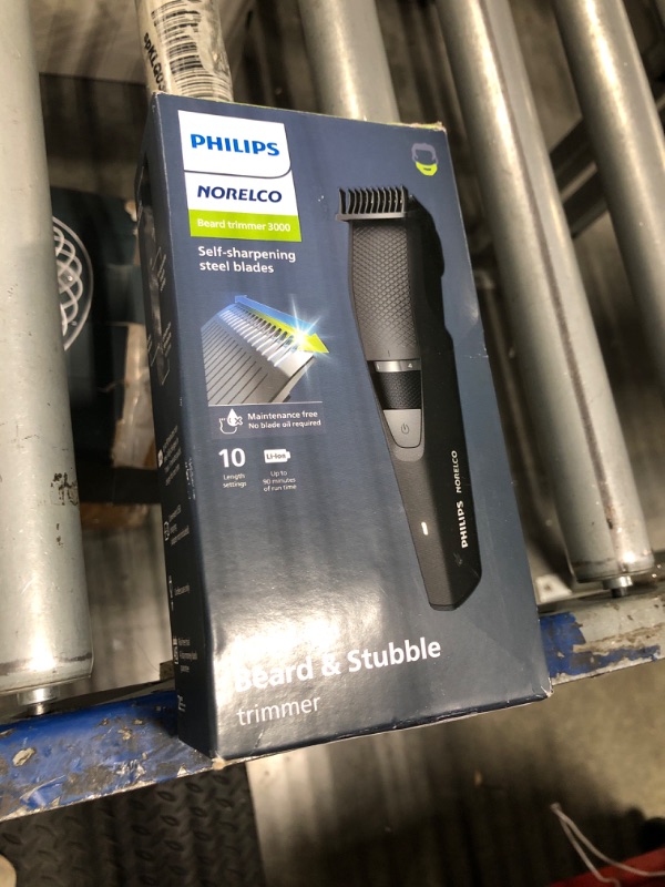 Photo 1 of Philips Norelco Beard Trimmer and Hair Clipper - Cordless Grooming, Rechargeable, Adjustable Length, Beard Trimmer and Hair Clipper - No Blade Oil Needed - BT3230/41