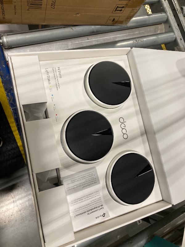 Photo 1 of TP-Link Deco AX3000 WiFi 6 Mesh System(Deco X55) - Covers up to 6500 Sq.Ft. , Replaces Wireless Router and Extender, 3 Gigabit ports per unit, supports Ethernet Backhaul (3-pack)