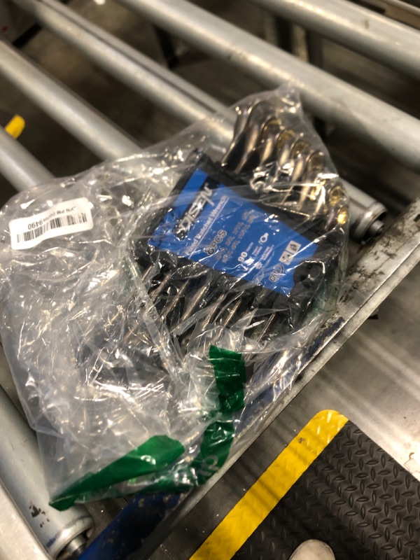 Photo 1 of DISEN Ratcheting Wrench Set SAE Upgraded Open&Box End 90 Teeth 5/16", 3/8", 7/16", 1/2", 9/16", 5/8", 11/16", 3/4" Combination Ratchet Wrenches with Organizer, Black Nickel Coated,CR-V Steel (8PCS)