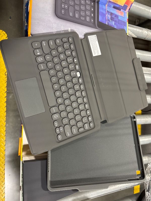 Photo 1 of ZAGG Pro Keys Detachable Case & Wireless Keyboard for Apple iPad 10.2" (Gen 9, 8, 7) - Bluetooth Pairing, Backlit Laptop-Style Keys, Apple Pencil Holder, 6.6ft Drop Protection, Black