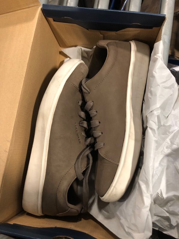 Photo 1 of (***USED***) Cole Haan Men's Grand Crosscourt Traveler Sneaker, Truffle Nubuck/Ivory, 8.5