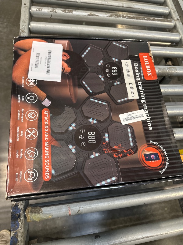 Photo 1 of LOLBOX 2025 Music Boxing Machine for Kids, Smart Bluetooth Boxing Machine with Boxing Gloves Wall Mounted, Music Boxing Target Workout Punching Equipment for Home(Upgrade)